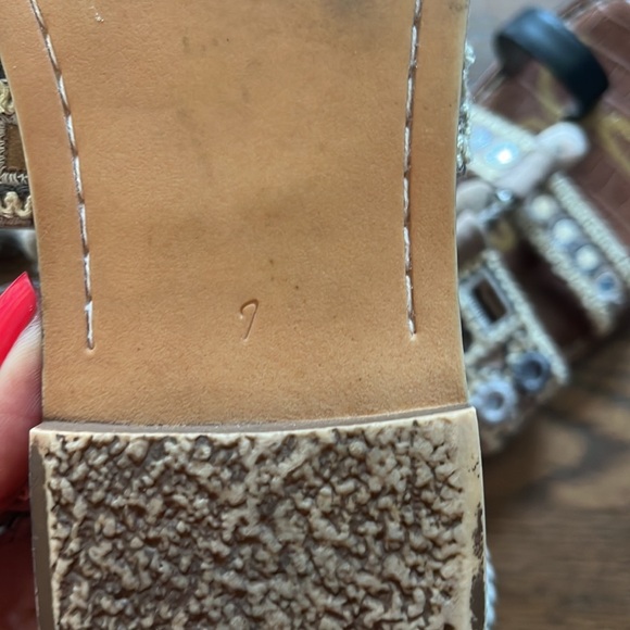 Sam Edelman Gretchen Boho gladiator ankle wrap sandals. Women’s size 7. - Picture 6 of 8